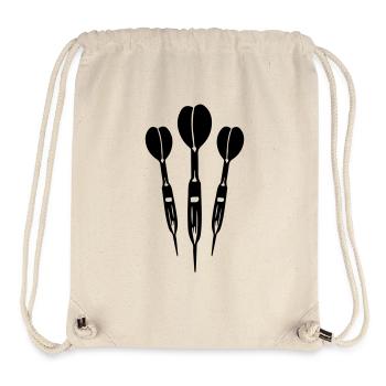 Dartpfeil Symbol - Stanley/Stella recycelter Gym Bag - Naturweiß - Vorne