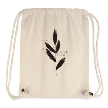 Protect Your Energy - Mindfulness Design - Stanley/Stella Recycled Gym Bag - natural - Front