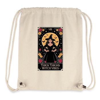 Thick Thighs Witch Vibes Tarot - Stanley/Stella Recycled Gym Bag - natural - Front