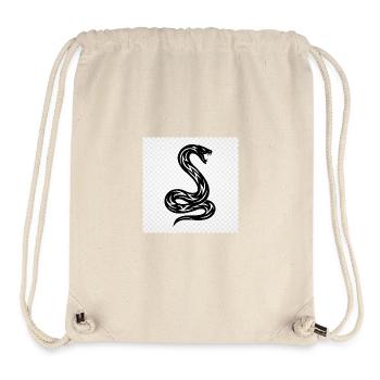 Le monde fascinant des serpents - Sac à cordon recyclé Stanley/Stella - blanc naturel - Devant