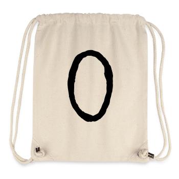 Buchstaben O - Stanley/Stella recycelter Gym Bag - Naturweiß - Vorne