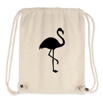 Flamingo silhouette trend - Stanley/Stella Recycled Gym Bag - natural - Front