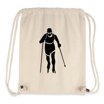 Ski Langlauf - Stanley/Stella recycelter Gym Bag - Naturweiß - Vorne