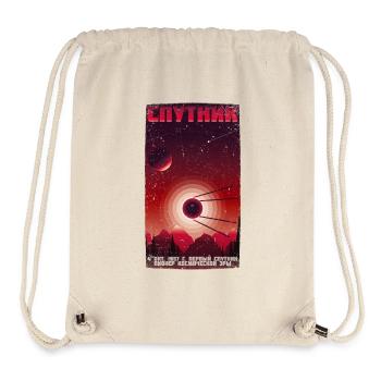 SPUTNIK Satellite Affiche vintage - Union soviétique - Sac à cordon recyclé Stanley/Stella - blanc naturel - Devant