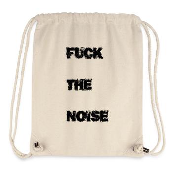 Fuck le bruit - Sac à cordon recyclé Stanley/Stella - blanc naturel - Devant