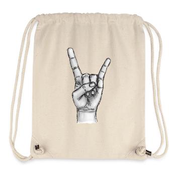 Metal Hand Shaded - Stanley/Stella Recycled Gym Bag - natural - Front