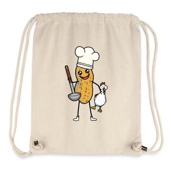 Sympathetic Peanut Cook Cooking Chicken Nut - Stanley/Stella Recycled Gym Bag - natural - Front