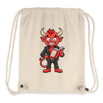 Red Devil - Stanley/Stella Recycled Gym Bag - natural - Front