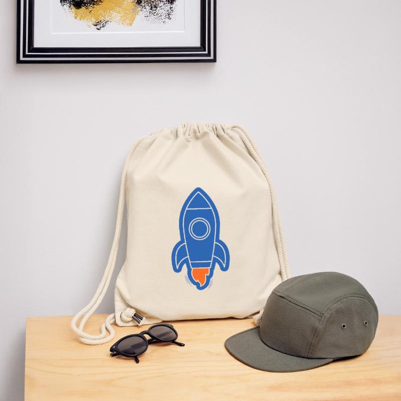 fusée spatiale Sac à cordon recyclé Stanley/Stella