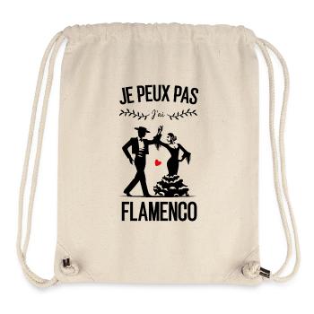 I CAN'T I HAVE FLAMENCO - HUMOR - Stanley/Stella recycelter Gym Bag - Naturweiß - Vorne