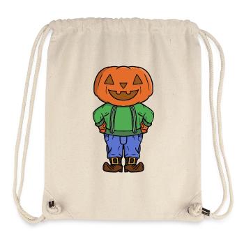 Pumpkin Head Kid - Stanley/Stella Recycled Gym Bag - natural - Front