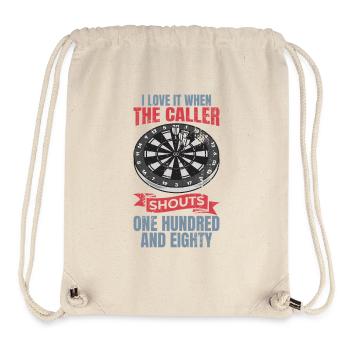Funny darts joke - Stanley/Stella Recycled Gym Bag - natural - Front