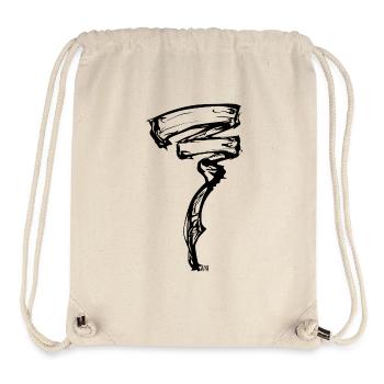 Energetischer Wind - Stanley/Stella recycelter Gym Bag - Naturweiß - Vorne