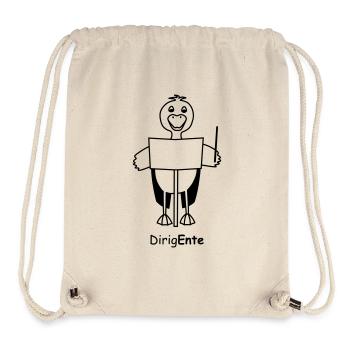 TIB_DirigEnte - Stanley/Stella recycelter Gym Bag - Naturweiß - Vorne