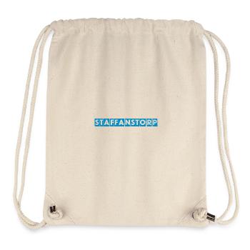 Staffanstorp – Blue Text Design - Stanley/Stella Recycled Gym Bag - natural - Front