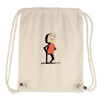Happy - Stanley/Stella recycelter Gym Bag - Naturweiß - Vorne