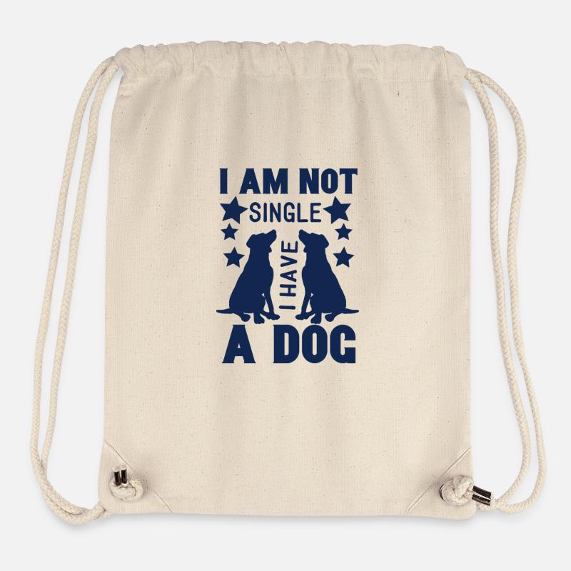 i am not single - Stanley/Stella recycelter Gym Bag - Naturweiß