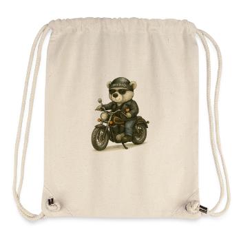 Lord Petzi Chopperfahrer - Stanley/Stella recycelter Gym Bag - Naturweiß - Vorne