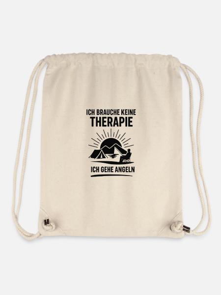 I don't need therapy fishing - Stanley/Stella Recycled Gym Bag - natural