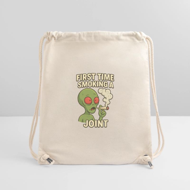Alien First Joint Smoking Stanley/Stella Recycled Gym Bag