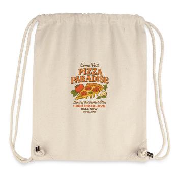 Pizza Paradise - Stanley/Stella Recycled Gym Bag - natural - Front