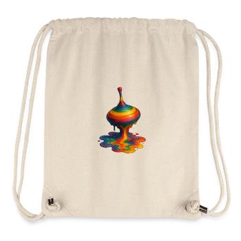 Melting Gyro - Stanley/Stella Recycled Gym Bag - natural - Front