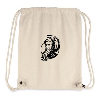 Sternzeichen Wassermann - Stanley/Stella recycelter Gym Bag - Naturweiß - Vorne