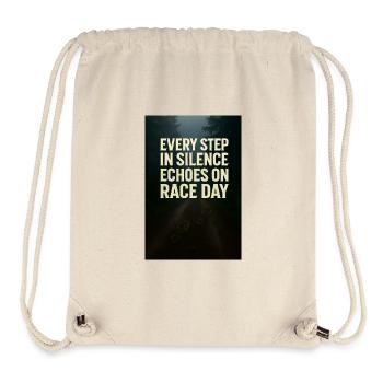 Step_in_Silence - Stanley/Stella recycelter Gym Bag - Naturweiß - Vorne