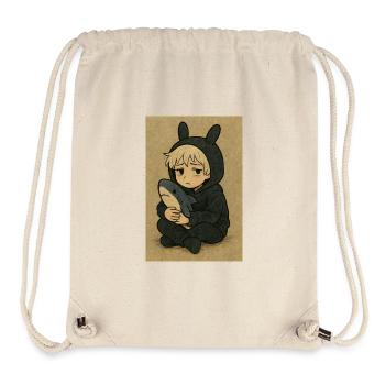 "Shin" - Stanley/Stella recycelter Gym Bag - Naturweiß - Vorne