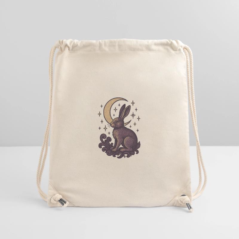 Celestial Hare Mystical Illustration Stanley/Stella Recycled Gym Bag