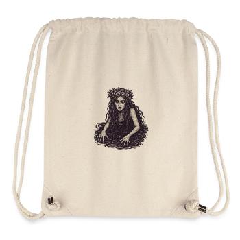 Mystic Water Nymph Illustration - Stanley/Stella Recycled Gym Bag - natural - Front