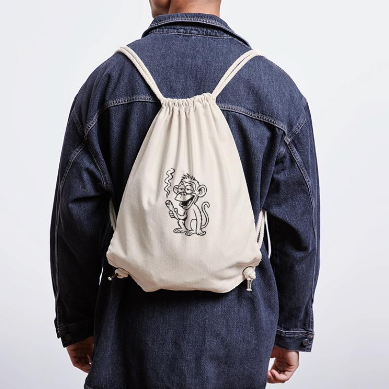 Der Affe peilt ein bisschen anders Stanley/Stella recycelter Gym Bag
