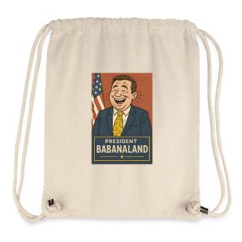 Président Babanland Humour Politique - Sac à cordon recyclé Stanley/Stella - blanc naturel - Devant