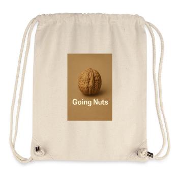 Funny walnut motif - Stanley/Stella Recycled Gym Bag - natural - Front