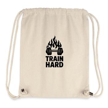 Feurige Trainingsmotivation - Stanley/Stella recycelter Gym Bag - Naturweiß - Vorne
