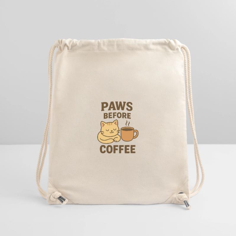 paws before coffee Stanley/Stella recycelter Gym Bag