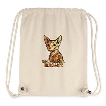 Sphynx Cat - Stanley/Stella Recycled Gym Bag - natural - Front