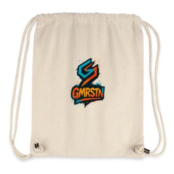 GMRSTN Graffiti Emblem Splash - Stanley/Stella recycelter Gym Bag - Naturweiß - Vorne