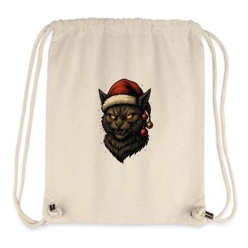 Black Christmas hangover - Stanley/Stella Recycled Gym Bag - natural - Front