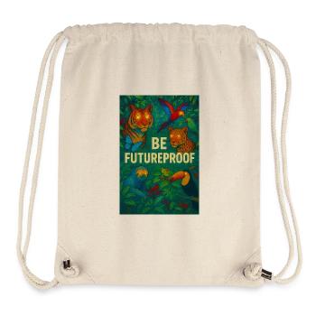 Be future-proof - Stanley/Stella Recycled Gym Bag - natural - Front