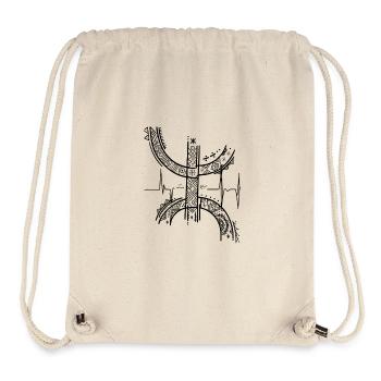Kabyle Amazigh - Stanley/Stella recycelter Gym Bag - Naturweiß - Vorne