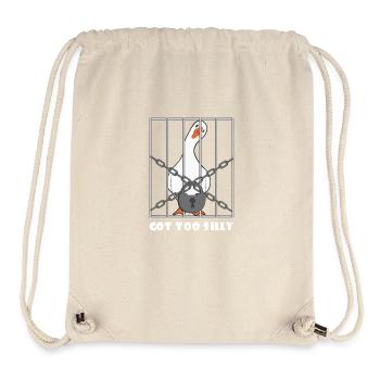 Goose – Got Too Silly - Stanley/Stella Recycled Gym Bag - natural - Front