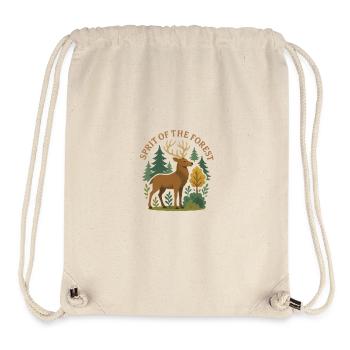 Reh im Wald: Geist des Waldes - Stanley/Stella recycelter Gym Bag - Naturweiß - Vorne