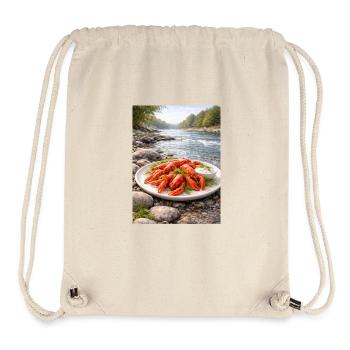 Flusskrebse am Donez - Stanley/Stella recycelter Gym Bag - Naturweiß - Vorne