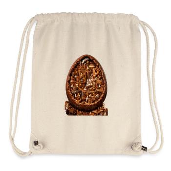 Chocolate Egg Factory Miniature - Stanley/Stella Recycled Gym Bag - natural - Front