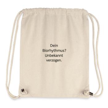 Biorthythmus - Stanley/Stella recycelter Gym Bag - Naturweiß - Vorne
