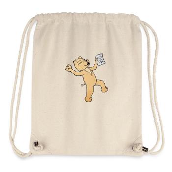 Schule - Stanley/Stella recycelter Gym Bag - Naturweiß - Vorne