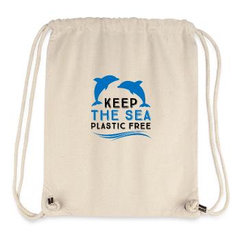 Umweltverschmutzung im Meer - Stanley/Stella recycelter Gym Bag - Naturweiß - Vorne