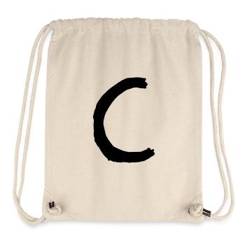Buchstaben C - Stanley/Stella recycelter Gym Bag - Naturweiß - Vorne