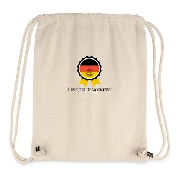 Assured Democratic | Gift Idea | Germany - Stanley/Stella Recycled Gym Bag - natural - Front